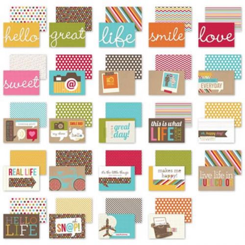 Simple Stories 4x6 Sn@p! Cards - Snappy Sayings
