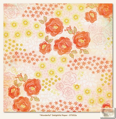 My Minds Eye - The Sweetest Thing - Tangerine - Wonderful Delightful Paper