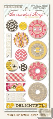 My Minds Eye - The Sweetest Thing - Honey - Happiness Buttons