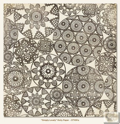 My Minds Eye - The Sweetest Thing - Honey - Simply Lovely Doily Paper