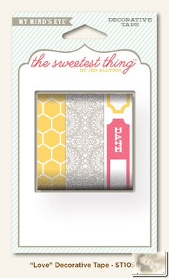 My Minds Eye - The Sweetest Thing - Honey - Love Decorative Tape