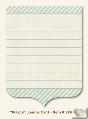 My Minds Eye - The Sweetest Thing - Bluebell - Playful Journal Card