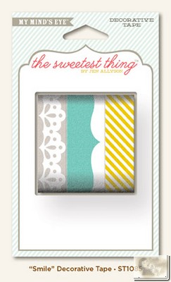 My Minds Eye - The Sweetest Thing - Bluebell - Smile Decorative Tape
