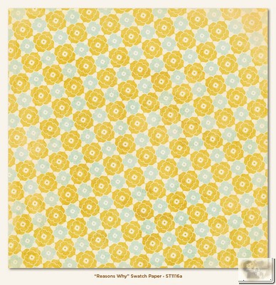 My Minds Eye - The Sweetest Thing - Lavender - Reasons Why Swatch Paper