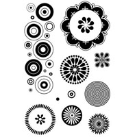 Basic Grey - Lime Rickey - Whirlie Whirls Stamp