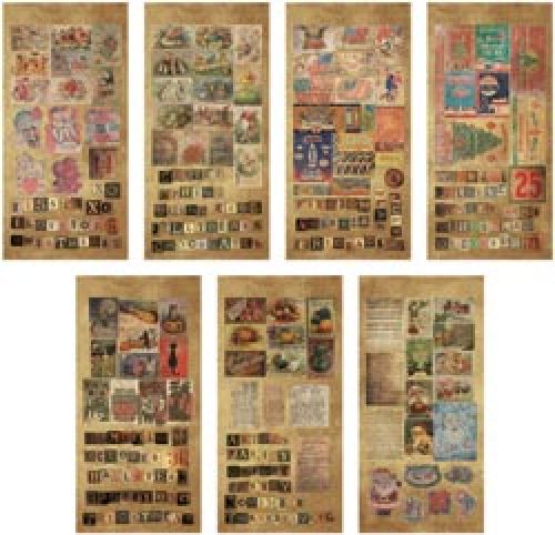 Tim Holtz - Idea-Ology - Salvage Stickers - Seasonal