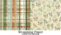 Websters Pages - Waiting for Santa -Wrapping Paper
