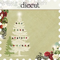 Websters Pages - Waiting for Santa -12 x 12 Diecut Paper