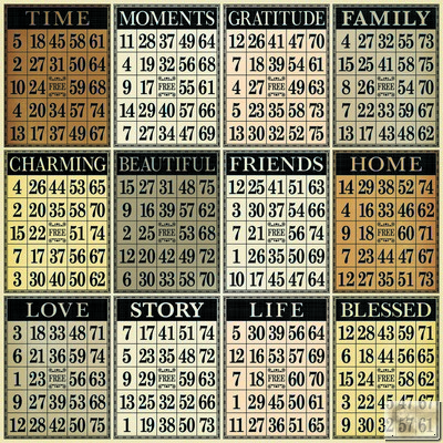 Teresa Collins - Vintage Finds - Bingo