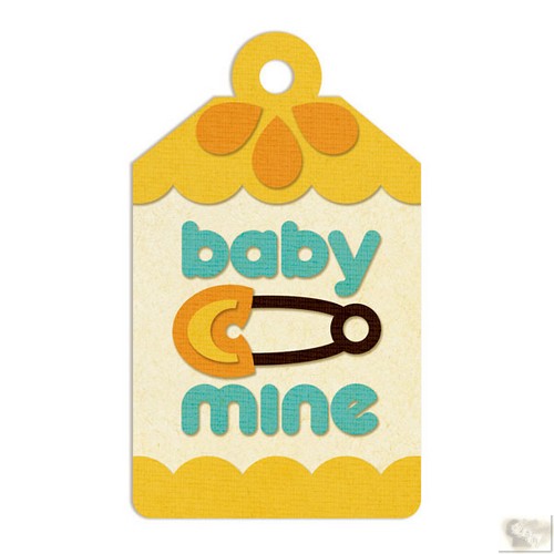 We R Memory Keepers - Embossed Tags Baby Mine