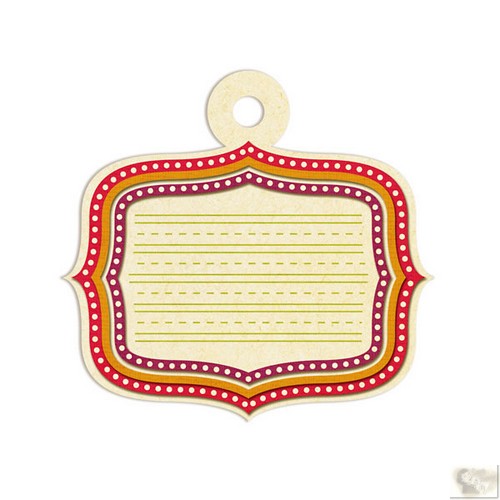 We R Memory Keepers - Embossed Tags MultiDot Journal Tag