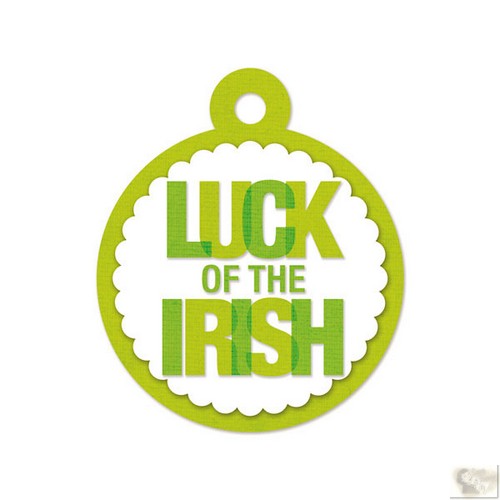 We R Memory Keepers - Embossed Tags Luck of the Irish
