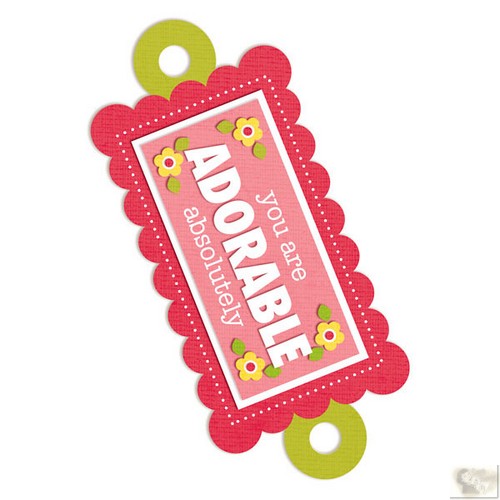 We R Memory Keepers - Embossed Tags You Are Adorable