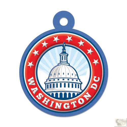 We R Memory Keepers - Destination Die Cut Embossed. Tags - Wash. D.C.