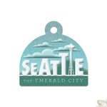 We R Memory Keepers - Destination Die Cut Embossed. Tags - Seattle