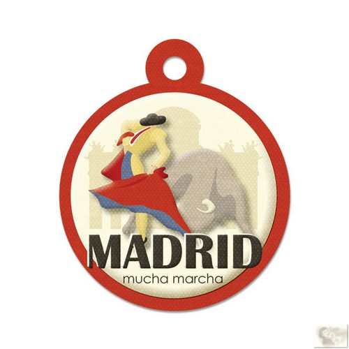We R Memory Keepers - Destination Die Cut Embossed. Tags - Madrid