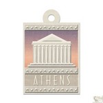 We R Memory Keepers - Destination Die Cut Embossed. Tags - Athens