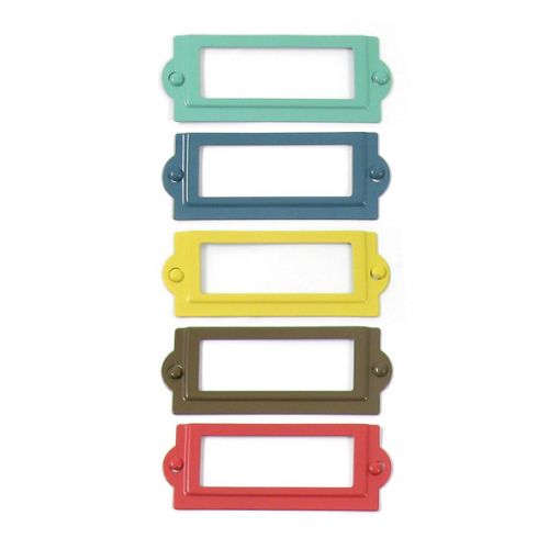 We R Memory Keepers - Down The Boardwalk - Label Plates & Brads