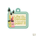 We R Memory Keepers - Love 2 Craft - Embossed Diecuts - Life is a Canvas