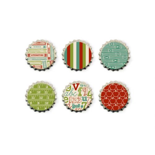 We R Memory Keepers - Hall Pass - Bottle Caps