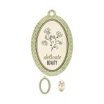 We R Memory Keepers - Antique Chic - 2 Piece Die Cut Tag - Delicate