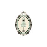 We R Memory Keepers - Antique Chic - Die Cut Tag - Dress