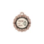 We R Memory Keepers - Antique Chic - Die Cut Tag - Follow