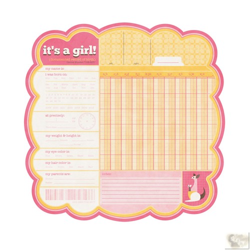 We R Memory Keepers - Baby Mine - Paper - DC - It's a Girl