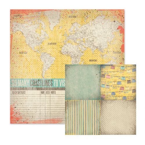 We R Memory Keepers - Down The Boardwalk - Patterned Paper - Coastlines
