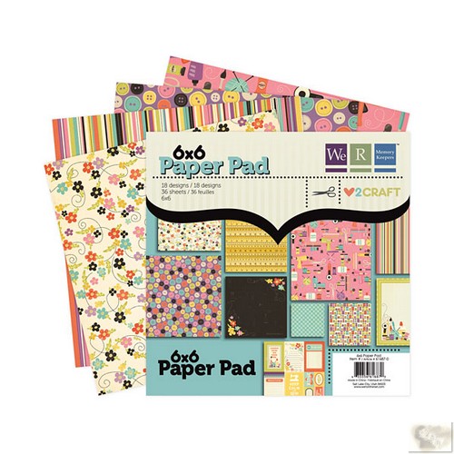 We R Memory Keepers - Love 2 Craft - 6x6 Paper Pad