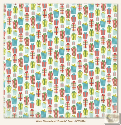 My Minds Eye - Winter Wonderland - Presents Paper